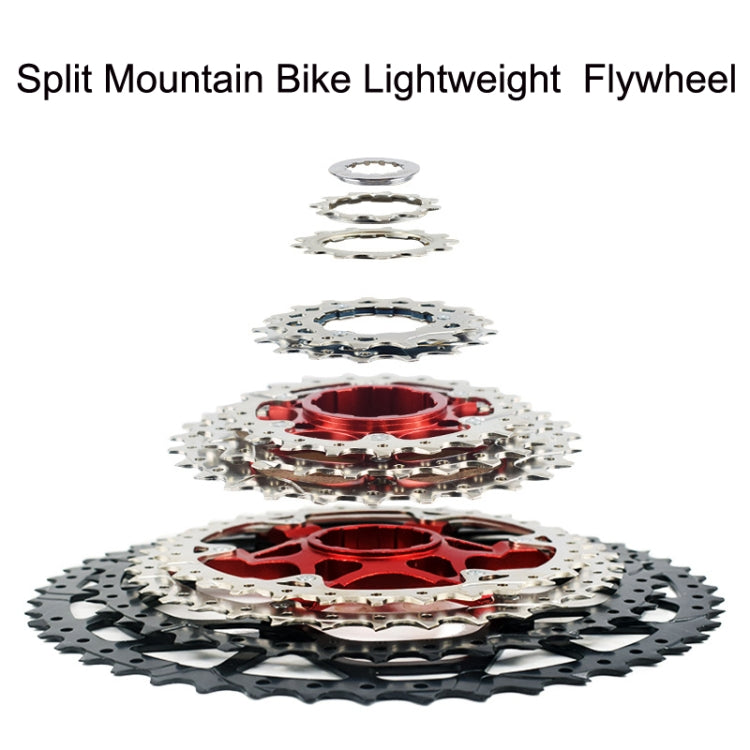 Rynx | VG Sports Split Mountain Bike Lightweight Cassette Flywheel, Style: 9 Speed 40T (Silver)