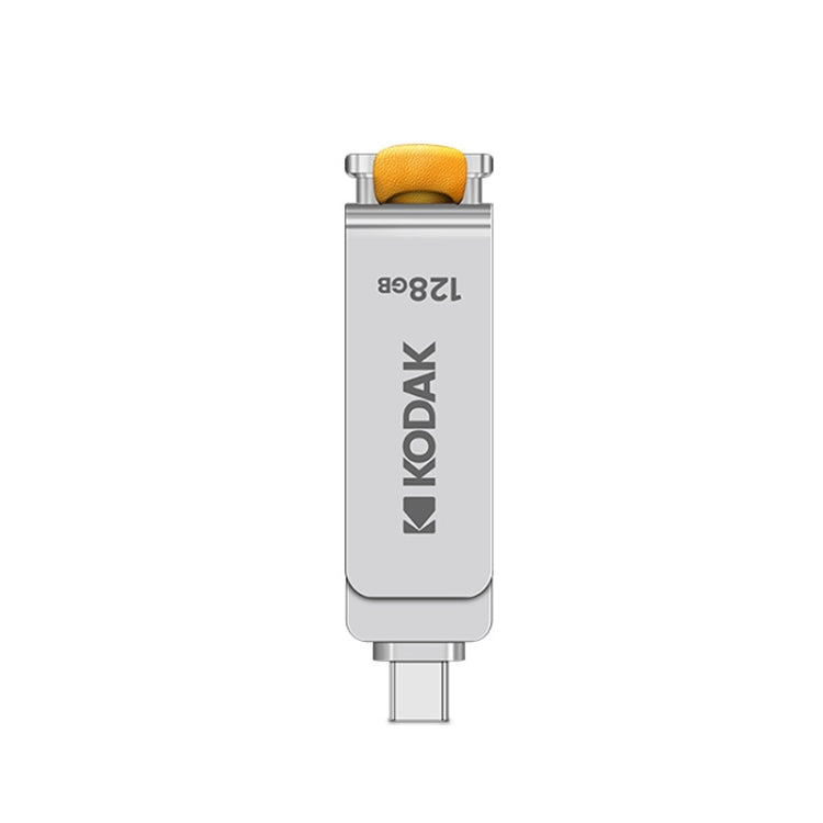 Rynx | Kodak K243C 2 In 1 Type-C/USB-C + USB3.1 High-Speed Transfer U-Disk, Capacity: 128GB
