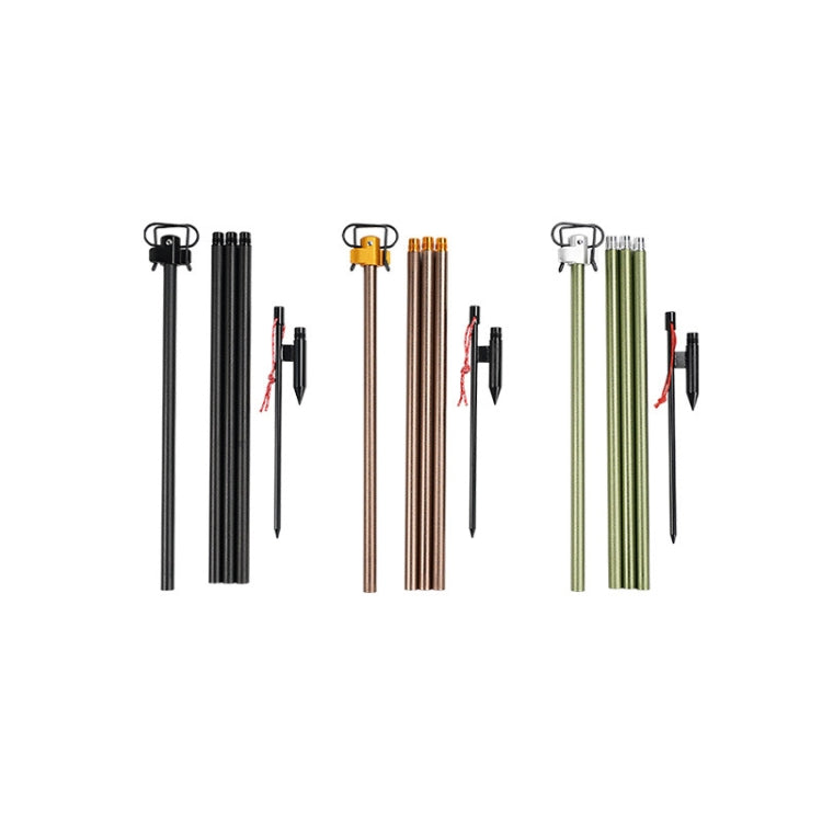 Rynx | Outdoor Camping Telescopic Double Hook Folding Light Stand(Green)