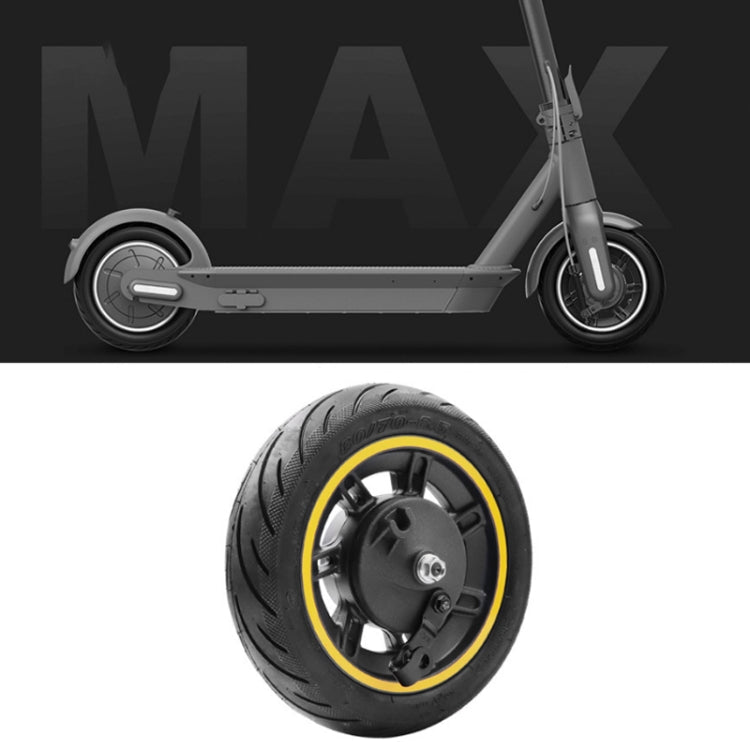 Rynx | 10 inch Electric Scooter Front Wheel Tubeless For Ninebot MAX G30(Yellow)