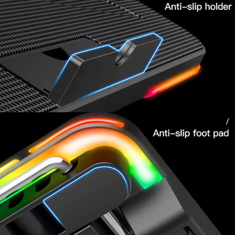 Rynx | CoolCold F5 Laptop Radiator Holder Office Desk Adjustable Laptop Cooler, Style: Fantasy Edition