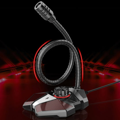 Rynx | 3.5mm JK omnidirectional microphone with built-in sound card Flexible gaming microphone