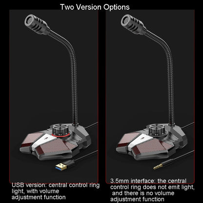 Rynx | 3.5mm JK omnidirectional microphone with built-in sound card Flexible gaming microphone