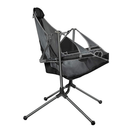 Rynx | LT32004 Outdoor Portable Folding Rocking Chair(Grey)