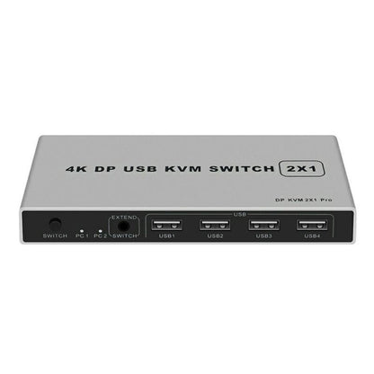 Rynx | 4K KYSW59 60HZ DP USB KVM Switch 2-in-1 Computer Sharing Device