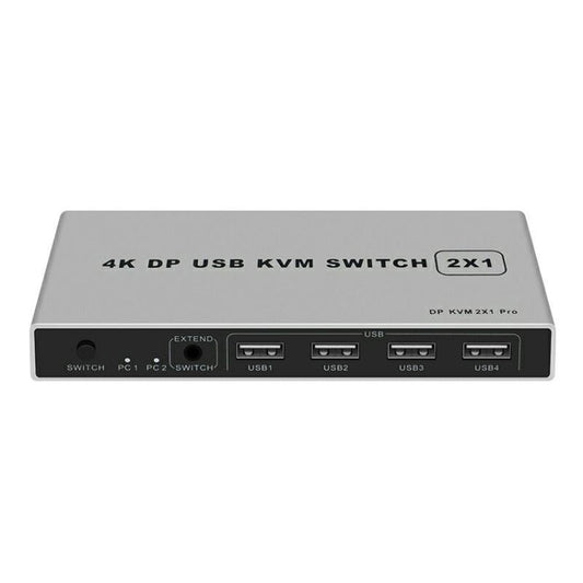 Rynx | 4K KYSW59 60HZ DP USB KVM Switch 2-in-1 Computer Sharing Device