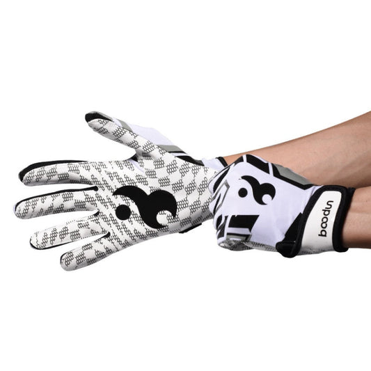 Rynx | BOODUN C281071G Baseball Rugby Gloves Fitness Sports Anti-Slip Outdoor Hiking Gloves(White L)