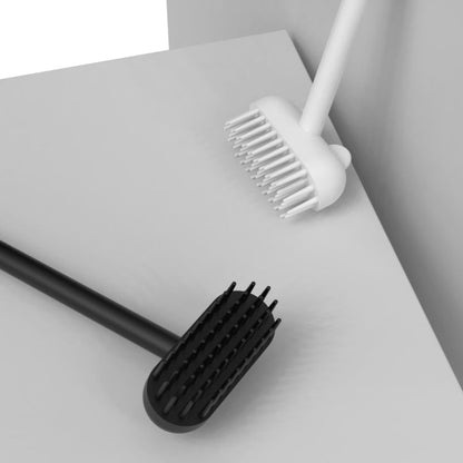 Pet cat and dog accessories long handle comb with base (Green)