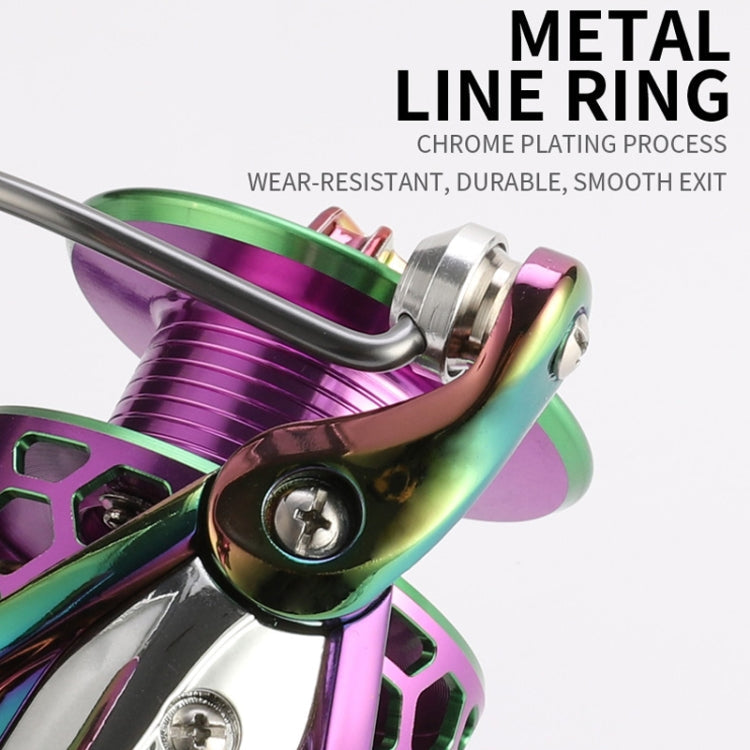 Rynx | Colorful Metal Fish Line Wheel Long Throw Sea Rod Spinning Wheel, Specification: SK5000