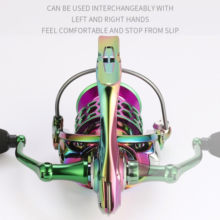 Rynx | Colorful Metal Fish Line Wheel Long Throw Sea Rod Spinning Wheel, Specification: SK5000