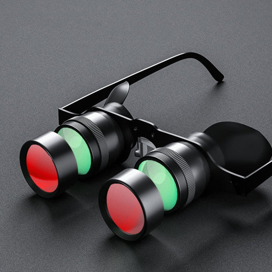 Rynx | D-1548 10x HD Adjustable Focus Fishing Binoculars,Spec: With Red Polarised Lens