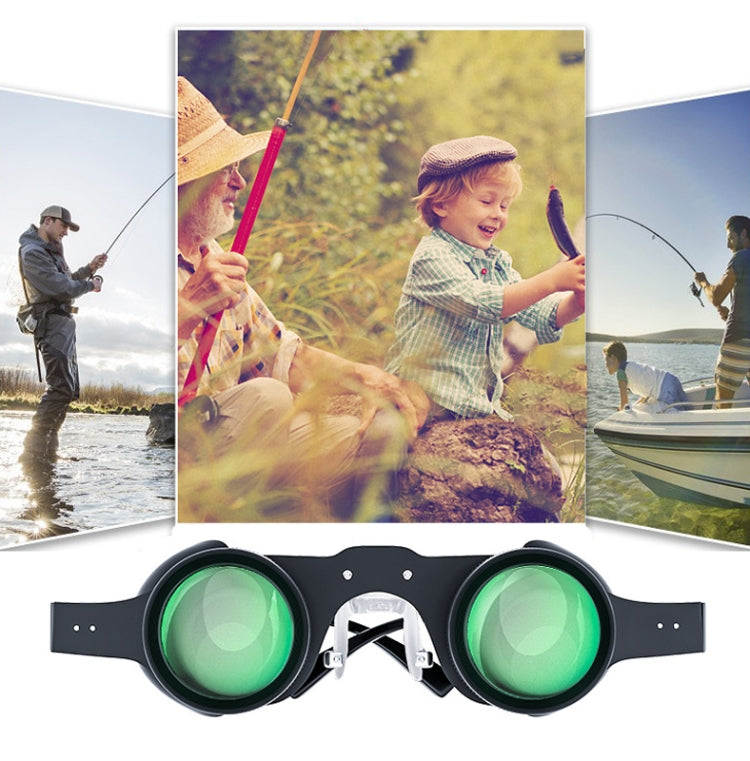 Rynx | D-1548 10x HD Adjustable Focus Fishing Binoculars,Spec: With Red Polarised Lens