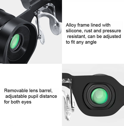 Rynx | D-1548 10x HD Adjustable Focus Fishing Binoculars,Spec: With Red Polarised Lens