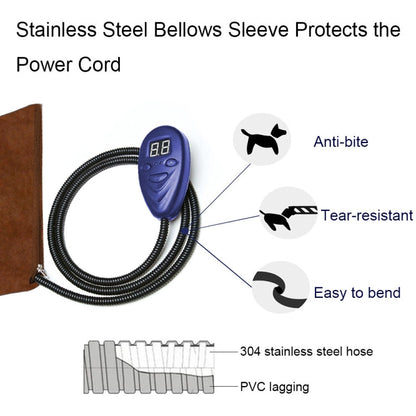 RYNX | Blue 12V Low Voltage Multifunctional Warm Pet Heating Mat Pet Electric Blanket (AU Plug)