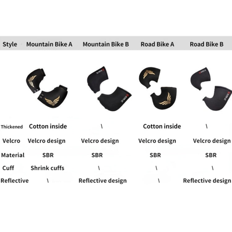 Rynx | WHEEL UP Winter Bike Handlebar Gloves Bicycle Bar Thermal Mittens,Style: Road Bike Reflective