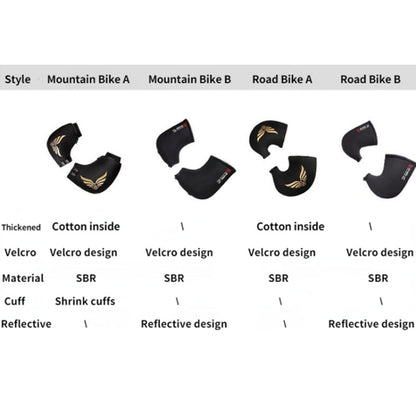 Rynx | WHEEL UP Winter Bike Handlebar Gloves Bicycle Bar Thermal Mittens,Style: Road Bike Reflective
