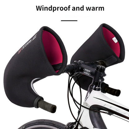 Rynx | WHEEL UP Winter Bike Handlebar Gloves Bicycle Bar Thermal Mittens,Style: Road Bike Reflective