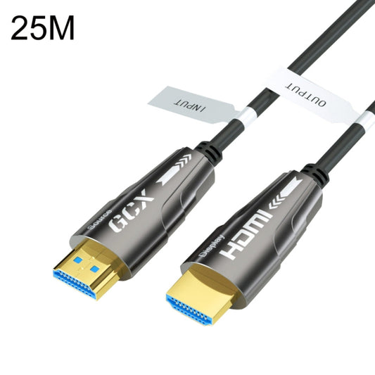 Rynx | HDMI 2.0 Plug to HDMI 2.0 Plug 4K HD Active Optical Cable, Cable Length: 25m