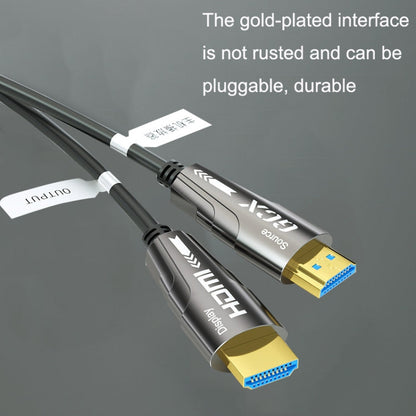 Rynx | HDMI 2.0 Plug to HDMI 2.0 Plug 4K HD Active Optical Cable, Cable Length: 60m