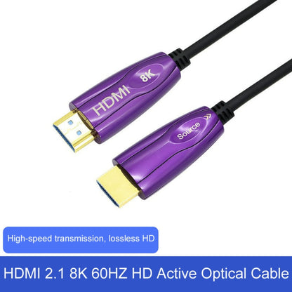 Rynx | HDMI 2.1 8K 60HZ HD Active Optical Cable Computer Screen Conversion Cable, Cable Length: 25m