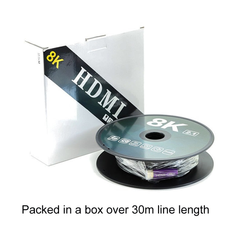 Rynx | HDMI 2.1 8K 60HZ HD Active Optical Cable Computer Screen Conversion Cable, Cable Length: 25m