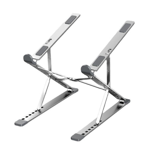 Rynx | N8 Double Layer Foldable Aluminum Alloy Laptop Heat Dissipation Stand, Color: Silver