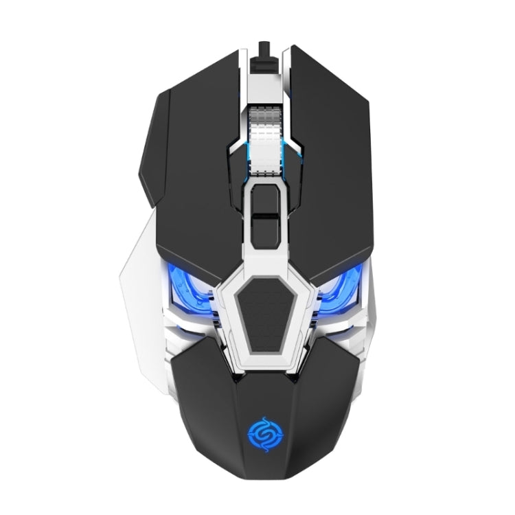 Rynx | K-Snake Q18 9 Keys 6400DPI Illuminated Machine Wired Gaming Mouse, Cable Length: 1.5m (Black)