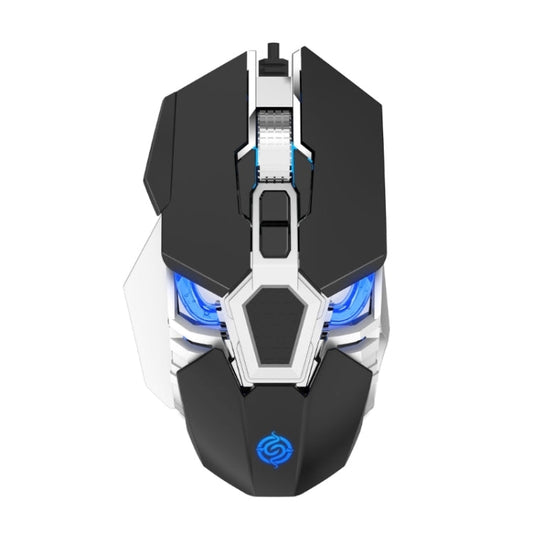 Rynx | K-Snake Q18 9 Keys 6400DPI Illuminated Machine Wired Gaming Mouse, Cable Length: 1.5m (Black)