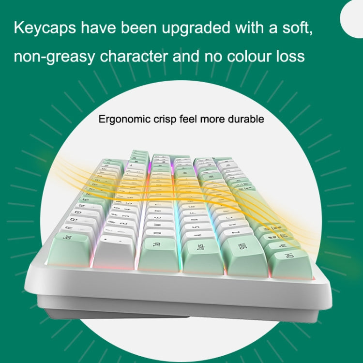 Rynx | LANGTU GK102 102 Keys Hot Plugs Mechanical Wired Keyboard. Cable Length: 1.63 m, Style: Gold Shaft (Beige Knight)