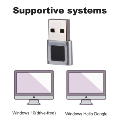 Rynx | TRU8 Mini USB Fingerprint Reader Module for Windows 11 / 10 Halo Dongle