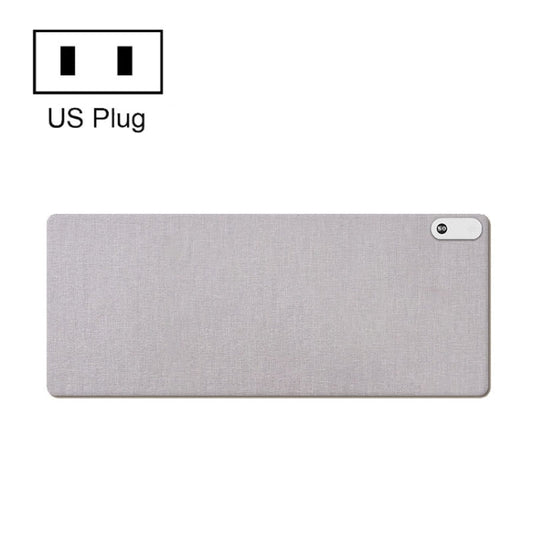 Rynx | 150W 80x33cm heated mouse pad with digital display adjustable hand warmer desk mat 110V US plug Gray