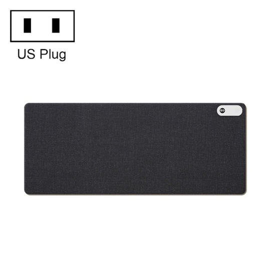 Rynx | 150W  80x33cm heated mouse pad with digital display adjustable hand warmer desk mat 110V  US plug Black
