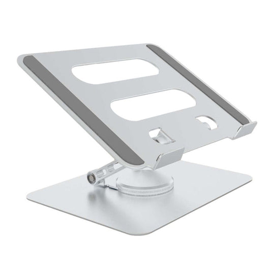 Rynx | Multifunctional Desktop Foldable Rotating Laptop Cooling Stand, Specification: SP-086 (Silver)