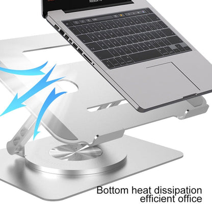 Rynx | Multifunctional Desktop Foldable Rotating Laptop Cooling Stand, Specification: SP-88 (Silver)