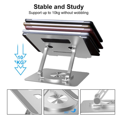 Rynx | Multifunctional Desktop Foldable Rotatable Laptop Cooler Stand, Specification: SP-88 (Gray)