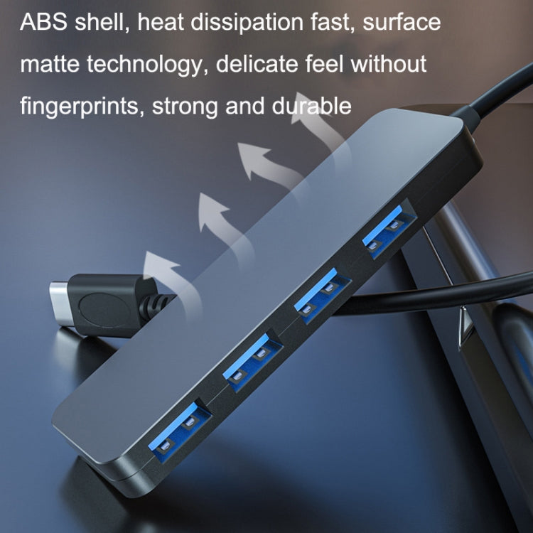Rynx | AC3-L43 Type-c/USB-c USB2.0 120cm 4 Ports expansion dock notebook high-speed HUB