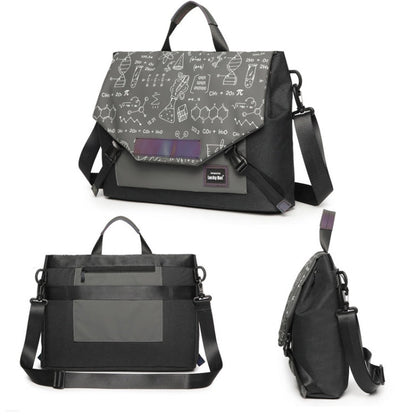 Rynx | LUCKYBAT Laptop Bag Airbag Anti-Drop Messenger Bag, Size: S 13.3-16 Inch (Pure Black)