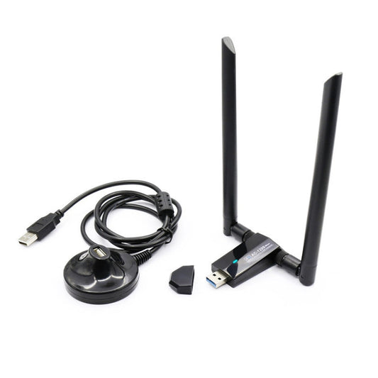 Rynx | 1200m Wireless Network Card 802.11AC USB3.0 Dual Frequency 2.4G/5.8G WiFi Receiver