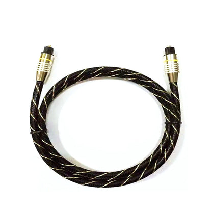 Rynx | EMK HB/A6.0 SPDIF-Interface Digital High-Definition Audio Fiber Optic Cable, Length: 15m (Black White Network)
