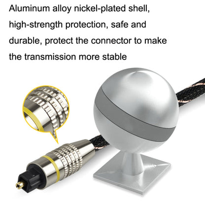 Rynx | EMK HB/A6.0 SPDIF-Interface Digital High-Definition Audio Fiber Optic Cable, Length: 15m (Black White Network)