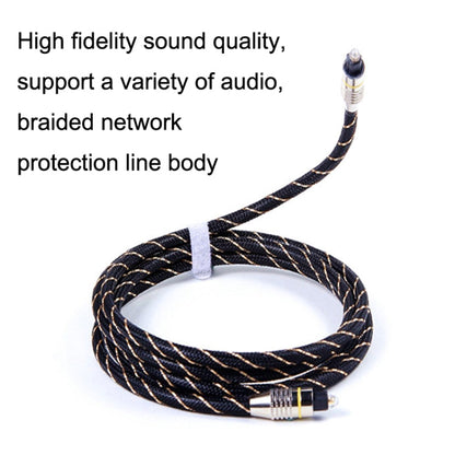 Rynx | EMK HB/A6.0 SPDIF-Interface Digital High-Definition Audio Fiber Optic Cable, Length: 15m (Black White Network)