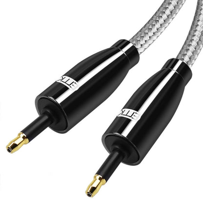 Rynx | EMK QH4.0 Mini Toslink 3.5mm Interface SPDIF Audio Optical Fiber, Length: 8m (Black)