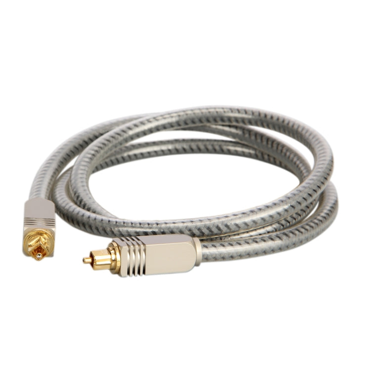 Rynx | EMK YL/B Audio Digital Optical Fiber Cable Square to Square Audio Connection Cable, Length: 3m (Transparent Grey)