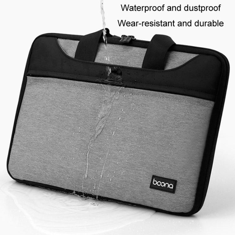 Rynx | Baona BN-I003 Oxford Fabric Fully Open Portable Waterproof Laptop Bag, Size: 14/15/15.6 Inch (Gray + Power Bag)
