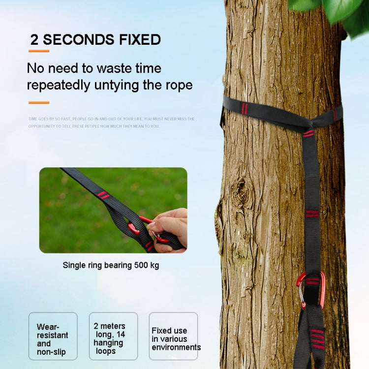 Rynx | XINDA  2m Hammock Sling + Quick Buckle Set Swing Rope Strap