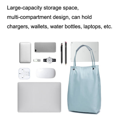 Rynx | For Apple Macbook Shoulder / Handheld / Messenger Computer Bag, Size: Small (Black + Black PU Power Bag)