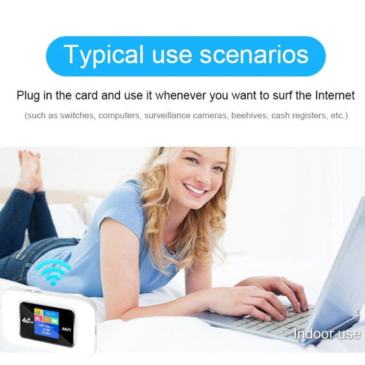 Rynx | D921 4G Portable Plug-In Card Router Supports Malay MOD Modem Portable WIFI Wireless Hotspot (White)