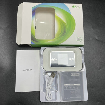 Rynx | D921 4G Portable Plug-In Card Router Supports Malay MOD Modem Portable WIFI Wireless Hotspot (White)