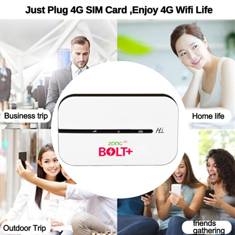 Rynx | E5576S 4G LTE Router No Lock Card WiFi Support Malay MOD Mobile Router For Europe Asia Africa (White)