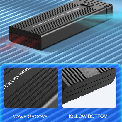 Rynx | M.2 NVME SATA SSD enclosure adapter with 4 in 1 hub USB 3.2 Gen 2 10Gbps HDD adapter support for SD/TF card reader (Black)
